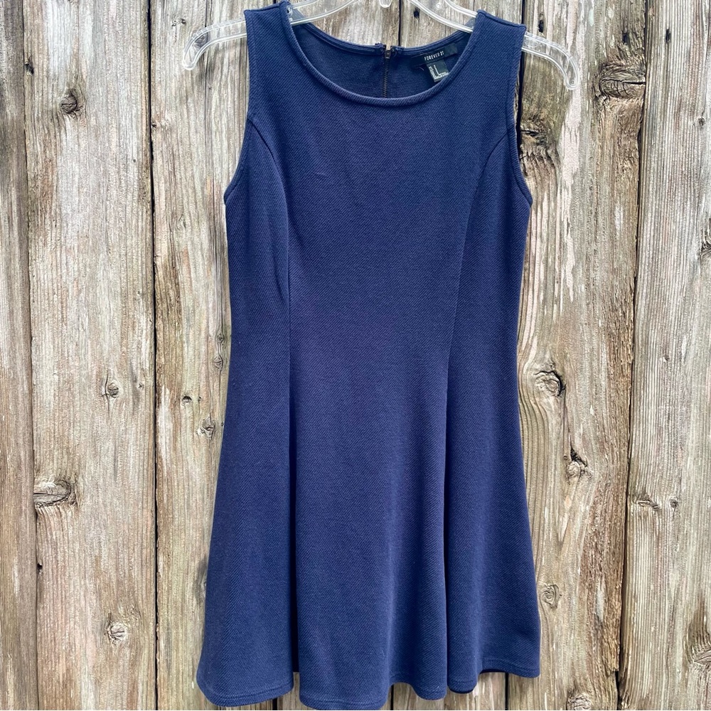 Navy short dress